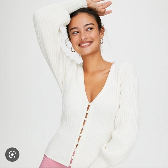 Wilfred pearl cardigan white xs - Picture 6 of 7